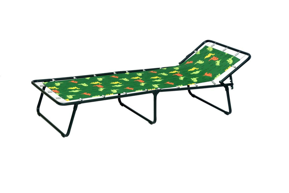 Кровать раскладная Юниор жесткая арт.С89/141 (цвет ткани разноцветный рис.динозавры (4 шт. в уп.)