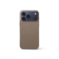 Чехол для iPhone 17 - Зернистая кожа - бежевый