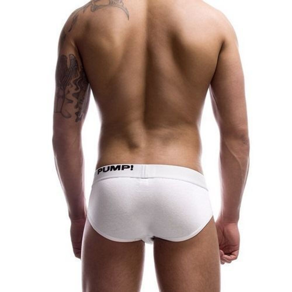 Мужские трусы брифы Pump Brief White 29069