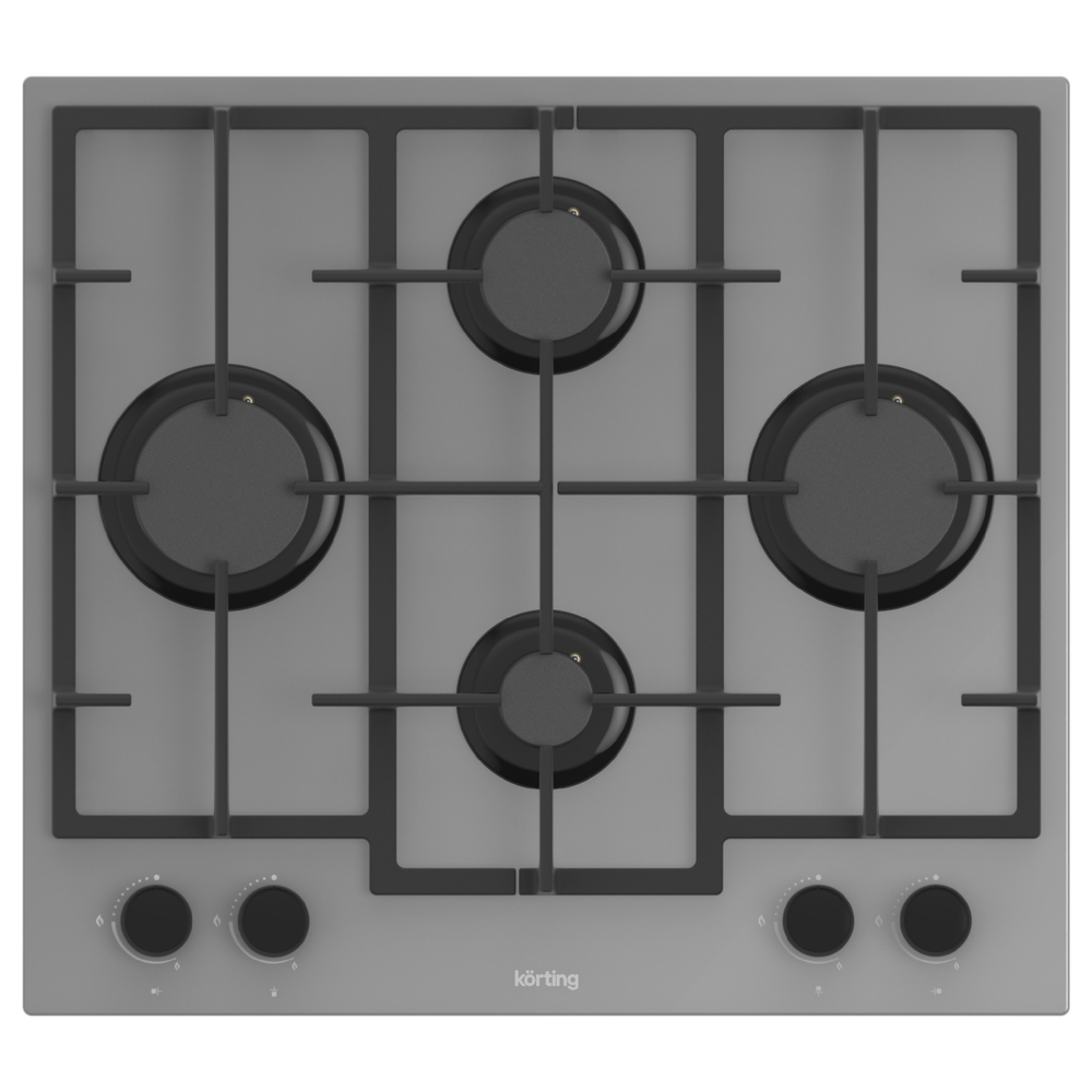 Газовая стеклянная варочная панель Korting HGG 6301 CGr