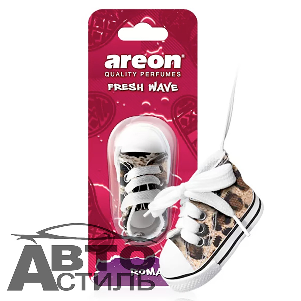 Ароматизатор-игрушка AREON fresh wave КЕДЫ - Романтика\Romance