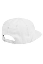 Бейсболка кожаная белая фото 2