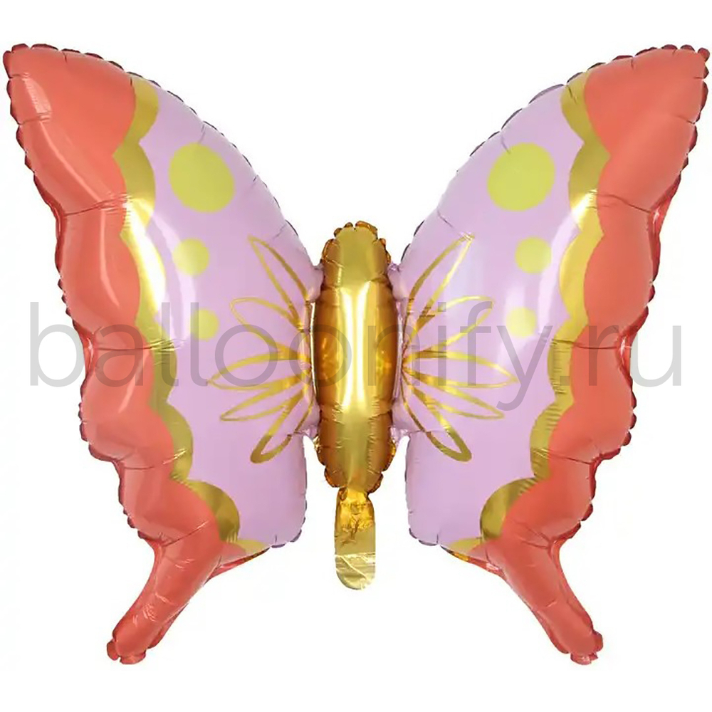 Шар (31''/79 см) Фигура, Бабочка, 1 шт.