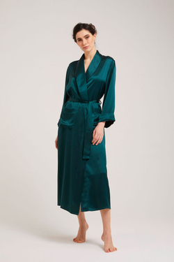 Халат Vivis Gigliola pine темно-зеленый