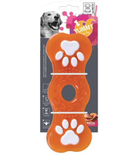 Игрушка для собак ЯММИ Кость, вкус бекона, нейлон 20,3х8,1х2,6 см MPets 10635799
