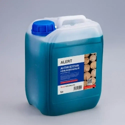 АНТИСЕПТИК для дерева невымываемый ALERT Antiseptic ULTRA 5л водоотталкивающий для тяжелых условий эксплуатации древесины защита от плесени, грибков, гнили, черноты, влаги, жуков древоточцев до 25м2