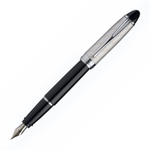Перьевая ручка Aurora Ipsilon Gabriele D&#39;Annunzio black CT, перо - М, в подарочной коробке