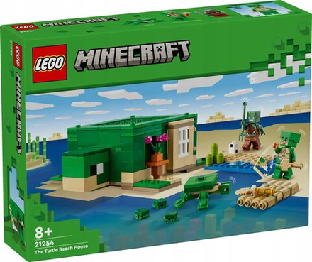 Конструктор LEGO Minecraft - Пляжный домик Черепаха - Лего Майнкрафт 21254