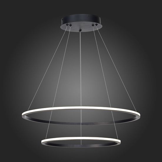 ST604.443.56 Светильник подвесной ST-Luce Черный/Белый LED 1*56W 4000K Подвесные светильники