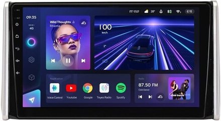 Магнитола для Toyota RAV4 5 2019-2022 (Китай) - Teyes CC3L на Android 10, 8-ядер, CarPlay, 4G SIM-слот