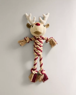 ZARA HOME ПРОРЕЗЫВАТЕЛЬ В ФОРМЕ ОЛЕНЯ НА РОЖДЕСТВЕНСКУЮ ТЕМАТИКУ ДЛЯ ДОМАШНИХ ЖИВОТНЫХ