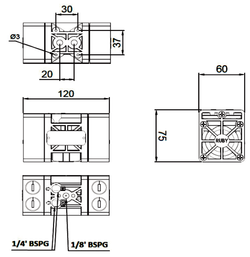AlphaDynamic Ruby 005 mini - мембранный пневматический насос