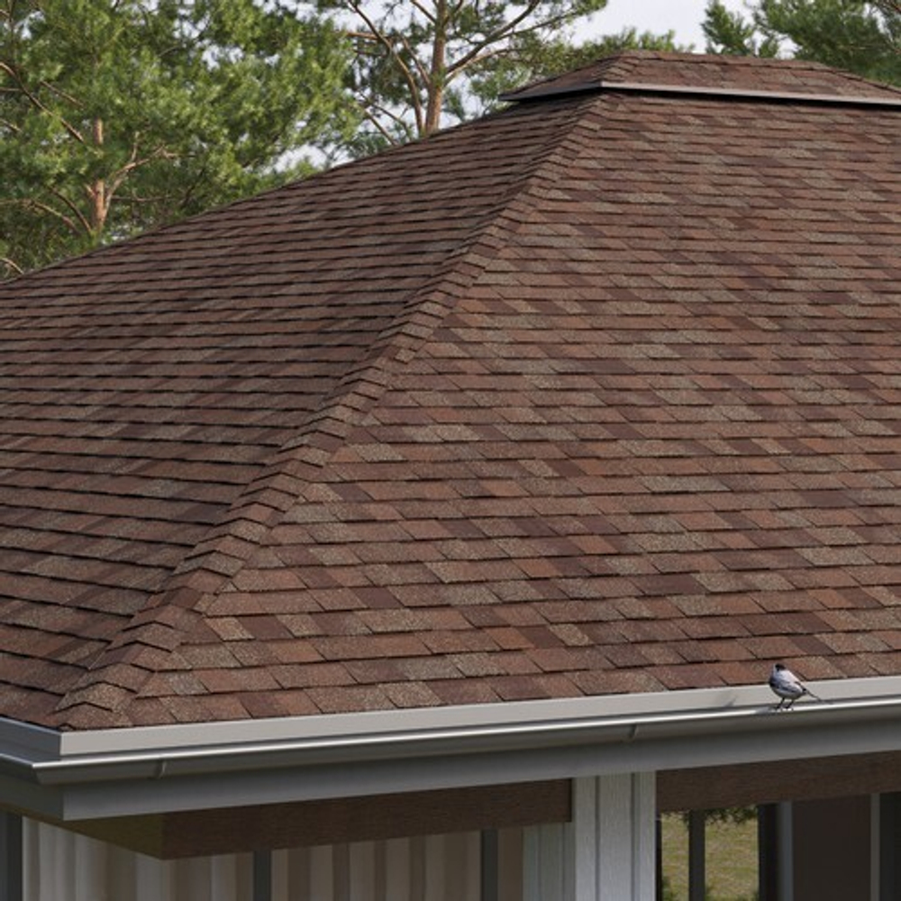 Черепица битумная гибкая Tegola BUSINESS UNICA PIEMONTE Castagna matura 122