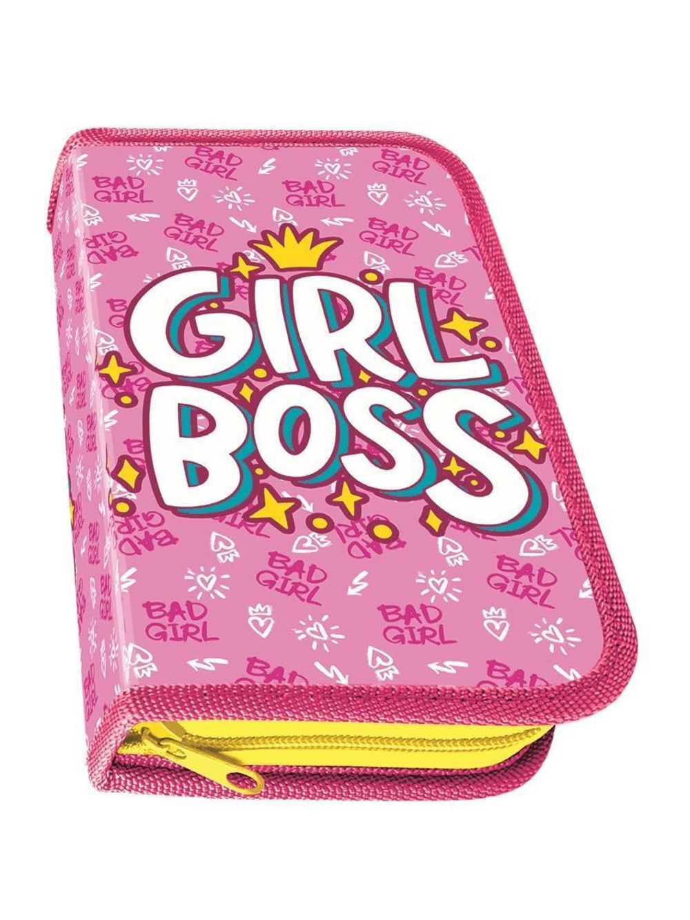 Пенал 1 секц. большой 190/115 Girl boss 2024" (Пчелка)