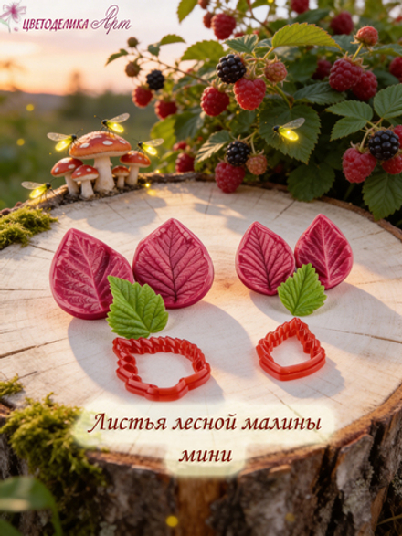 Листья лесной малины мини