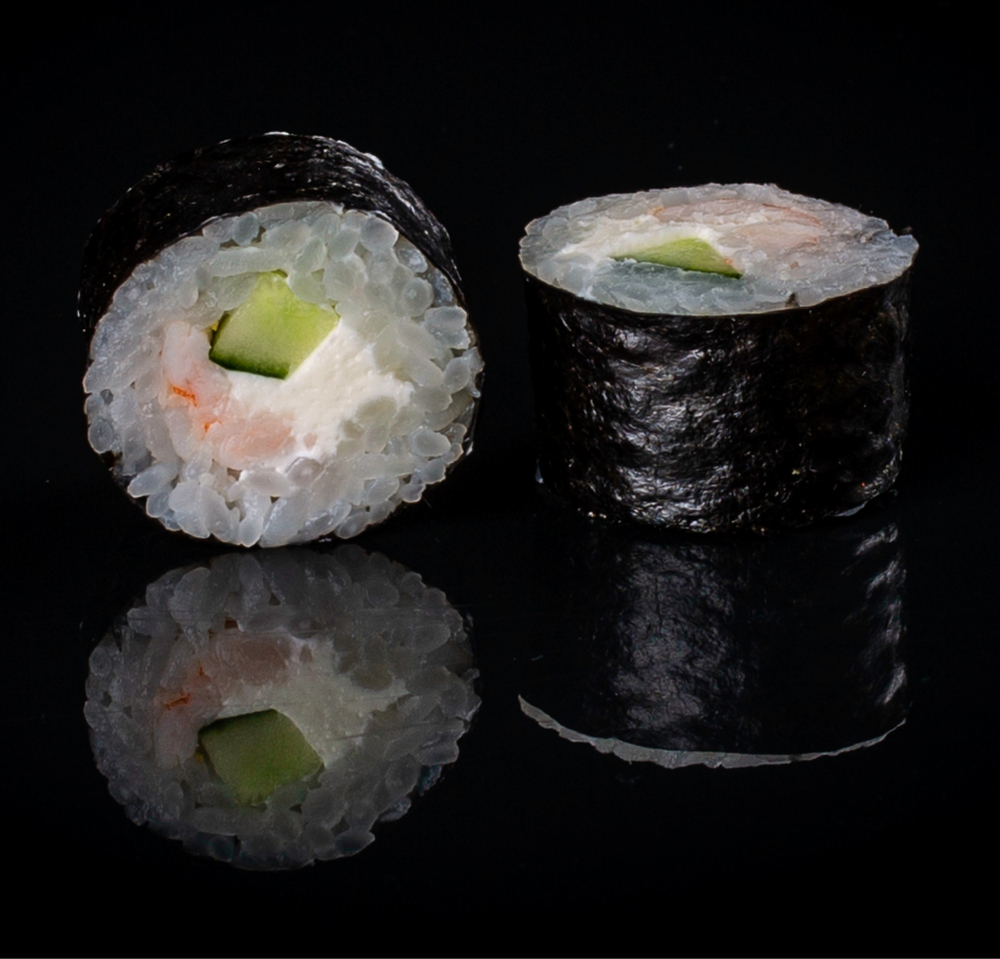 Маки с креветкой и Творожным сыром 8 шт.