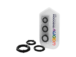Babooom Ring Set Black - Набор эрекционных колец