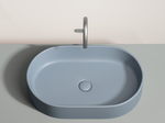 Умывальник чаша накладная овальная (цвет Серо-x