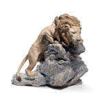 Притаившийся лев Lladro [Арт. 1008656]