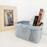 "STOCKHOLM" Корзина для хранения с ручками 5л, 26х19,2х13,7см, цв.серый шторм