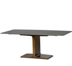 Обеденный стол Axen 200х95 см, черная керамика