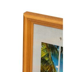 Фоторамка Image Art С18 15х21 деревянная из сосны, цвет орех, вставка стекло
