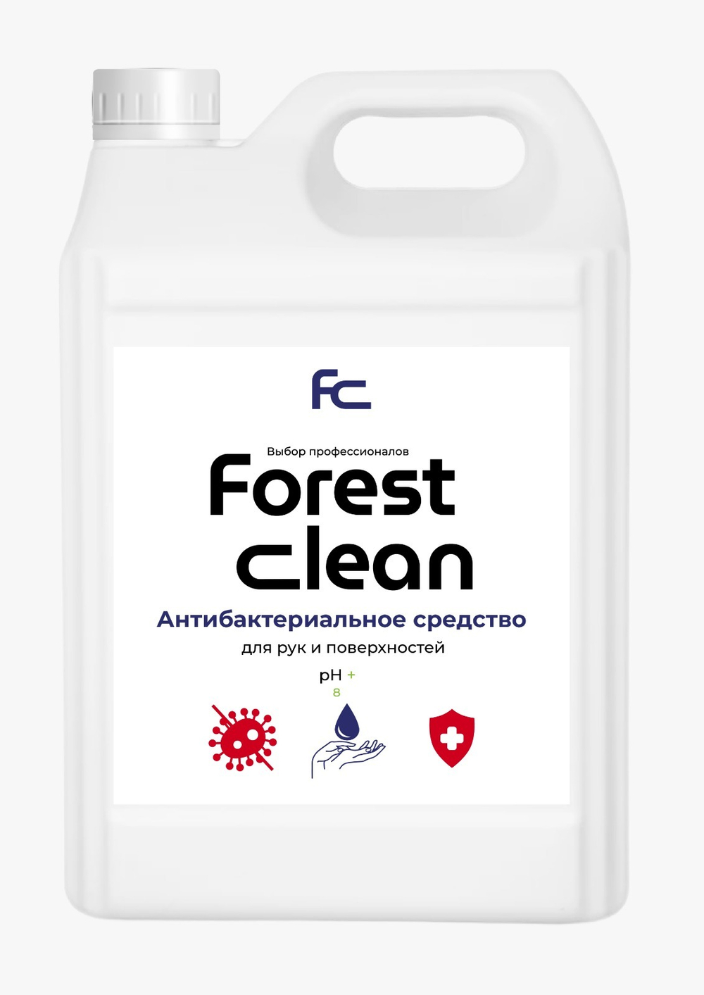 Forest clean Антибактериальное средство для рук и поверхностей 5 л