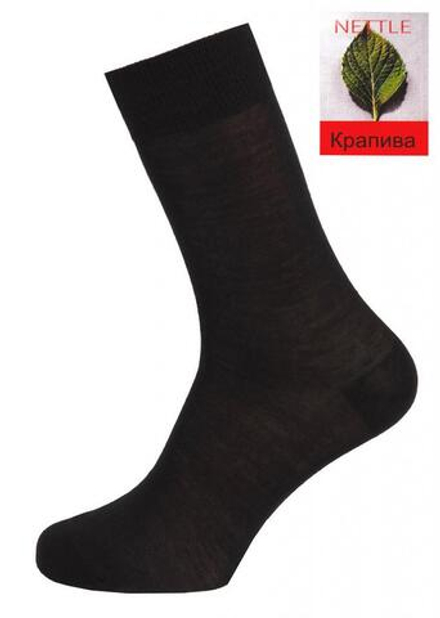 Носки GREG G-9/01 (Черный) Крапива