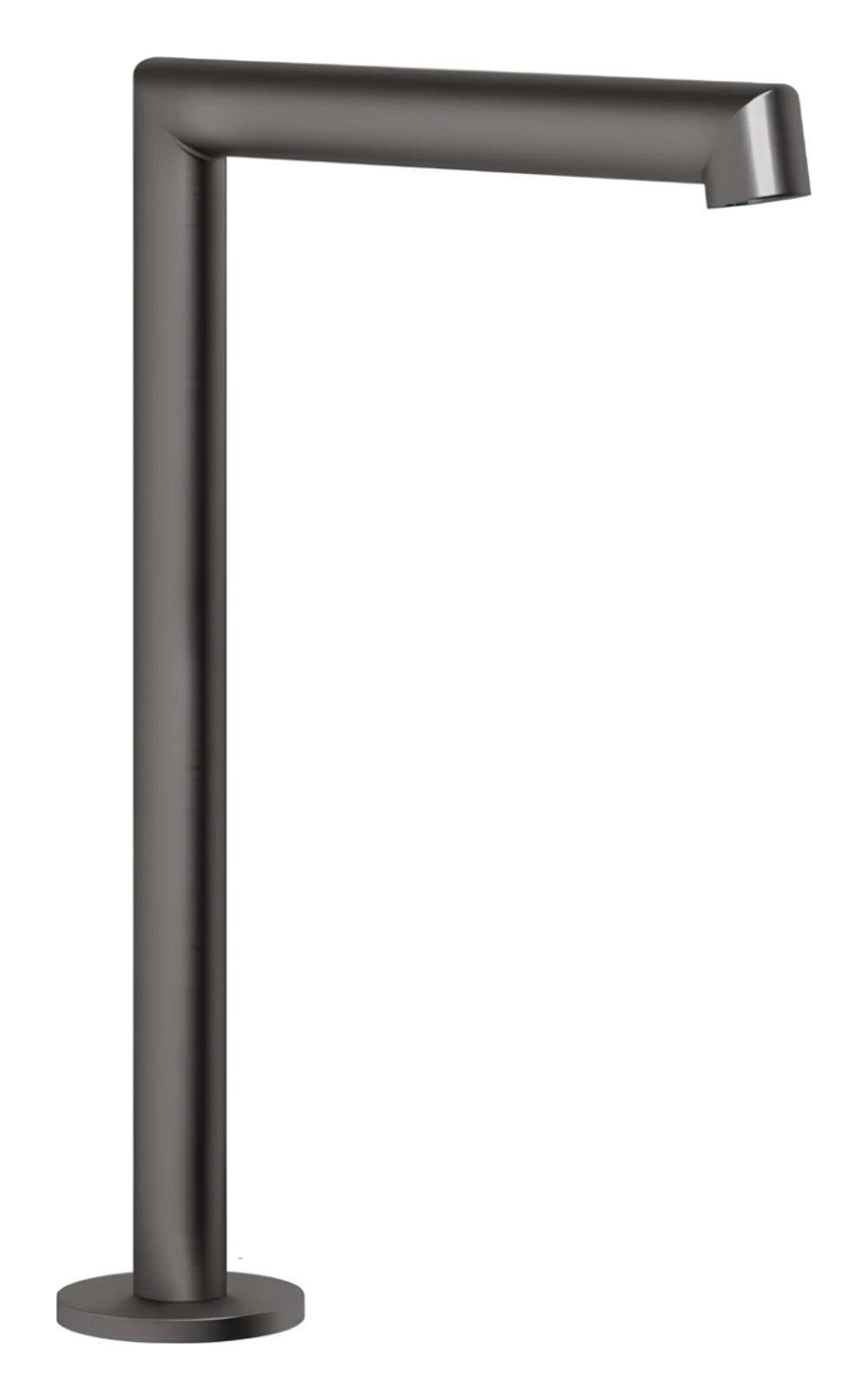 Излив Gessi Ingranaggio, отдельностоящий, высокий, цвет Black Metal Brushed PVD