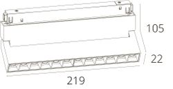 Магнитный трековый светильник Arte Lamp