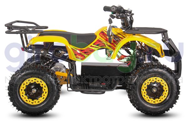 Детский электроквадроцикл WHITE SIBERIA SNEG MINI 1000W - Желтый