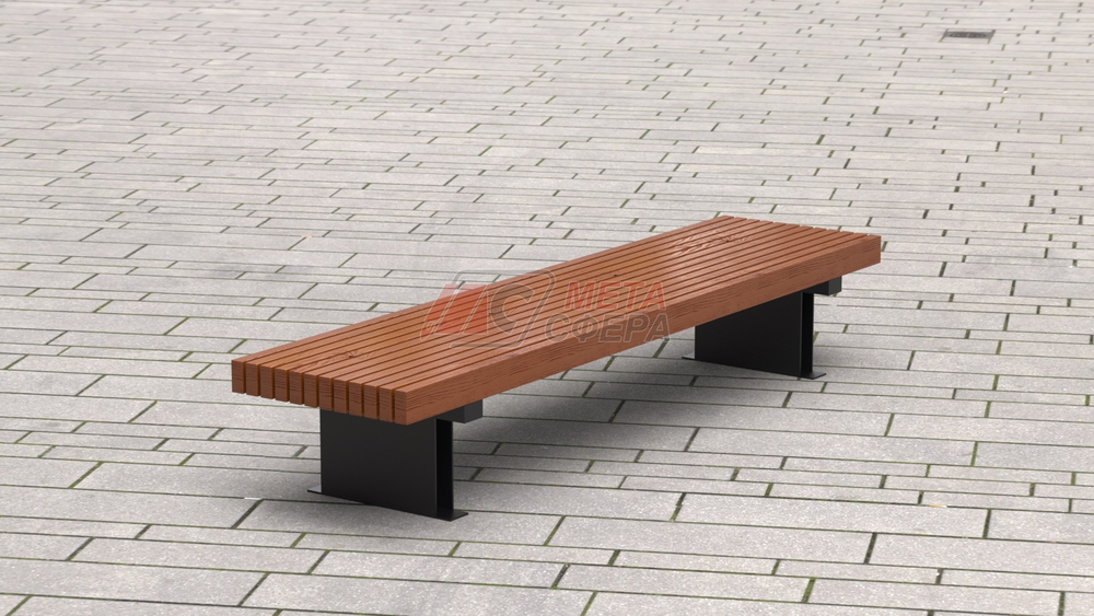 Лавка Rail Road 03 продольная