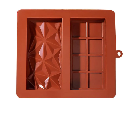 Силиконовая форма для Дубайского шоколада 2 в 1