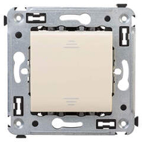 Выключатель одноклавишный в стену, "Avanti", "Ванильная дымка"