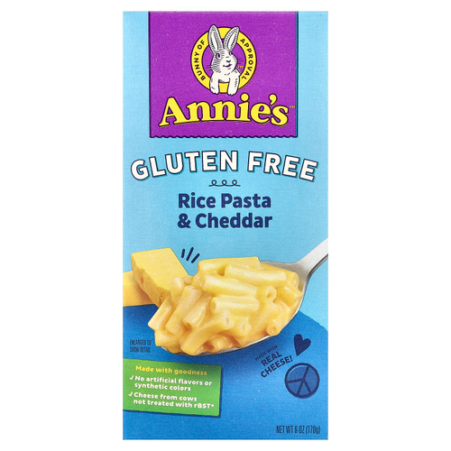 Annie's Homegrown, рисовая вермишель с чеддером, 170 г (6 унций)