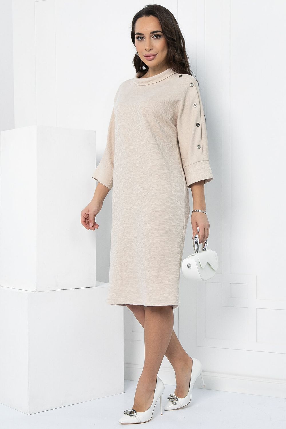 Платье Марьяна (светло-бежевое) П12806-4М LT Collection