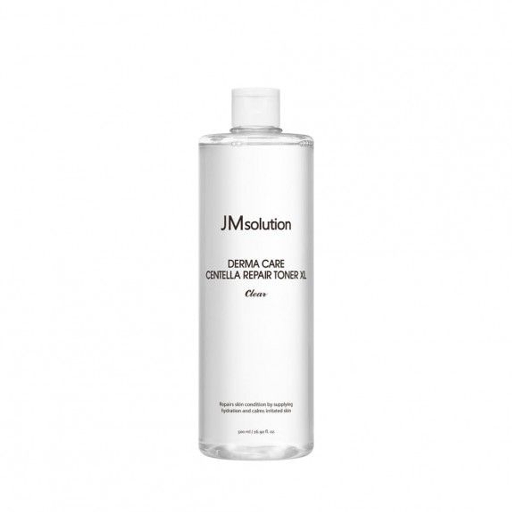 Восстанавливающий тонер с центеллой азиатской JMsolution Derma Care Centella Repair Toner XL Clear, 500 мл