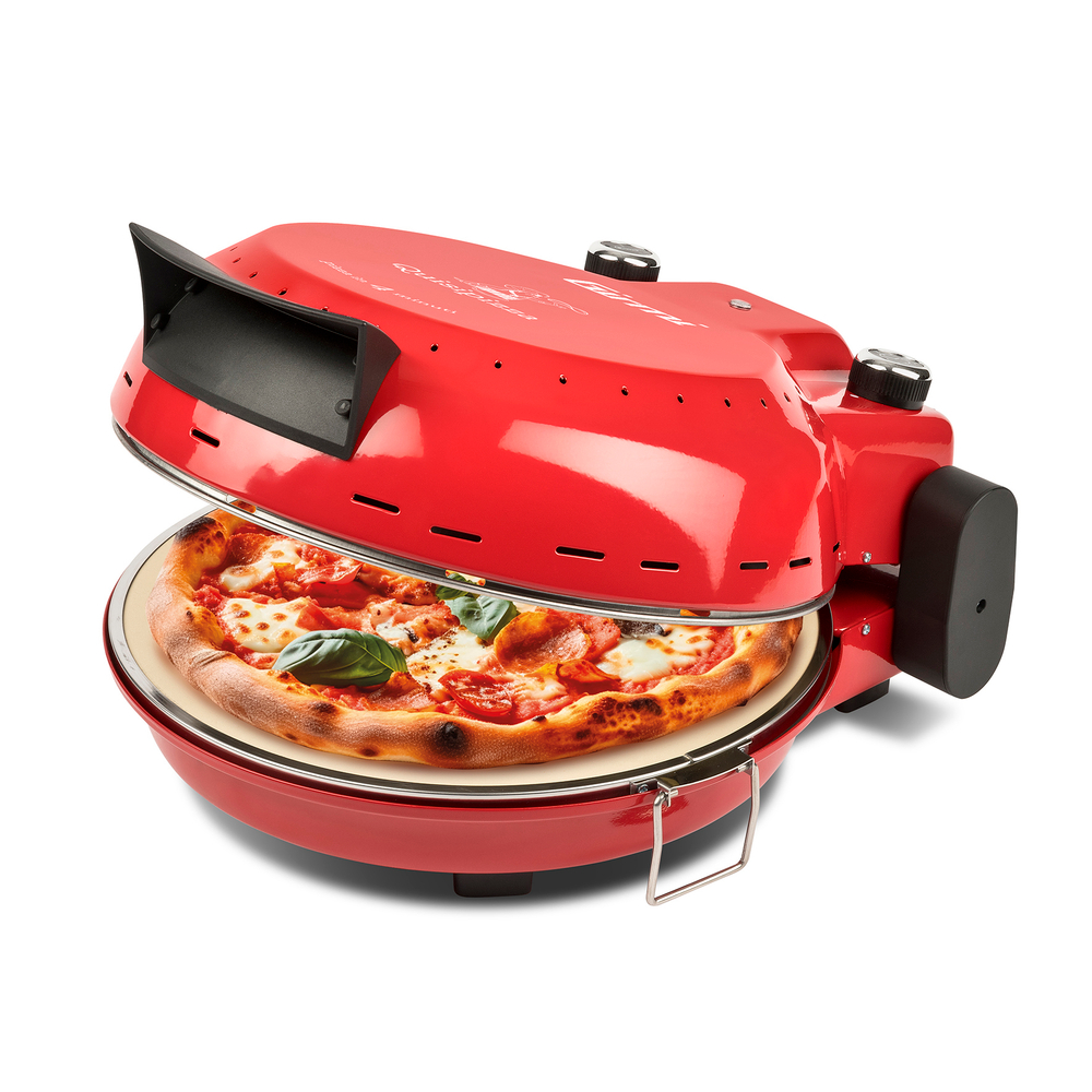 Пиццамейкер - печь для выпечки итальянской пиццы GIRMI Quisipizza FP5002, красный