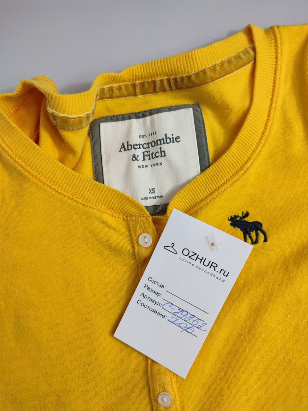 Джемпер Abercrombie & Fitch с лого на 11-12 лет