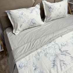 КПБ Кит С Одеялом МУН ШЕЛК 2сп АКЦИЯ !!! (от 10шт цена 5900тн)