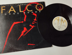 Винтажная виниловая пластинка LP Falco Junge Roemer (Specially Remixed Version) Maxi Single (USA 1984)