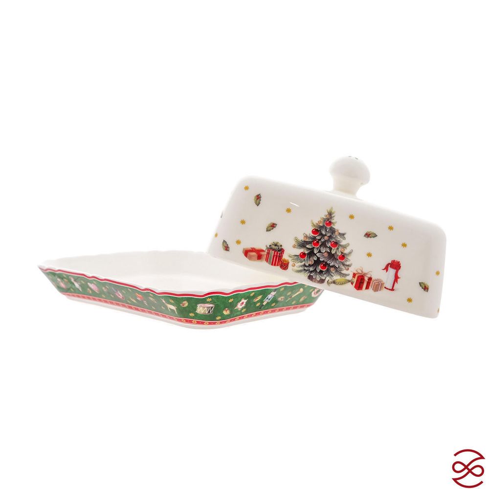 Маслёнка с крышкой Repast Green 17*12*2.6 см крышка 13.8*8.8*7.4 см