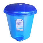 Мусорное ведро с педалью 5л с внутренним ведром цвет синий перламутр