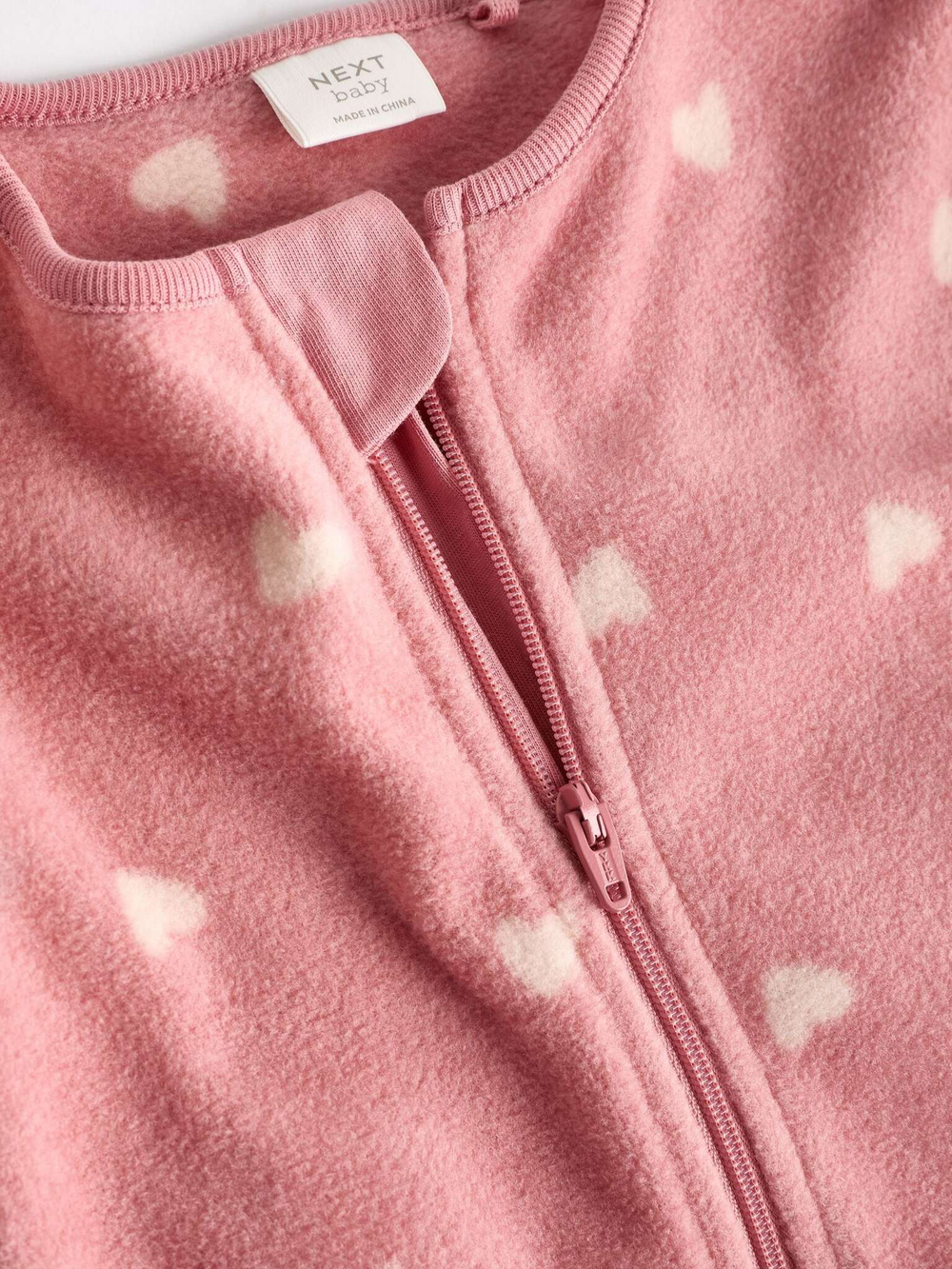 Комбинезон флисовый для малышей Next K79-434, 2 шт., Молочный, Розовый