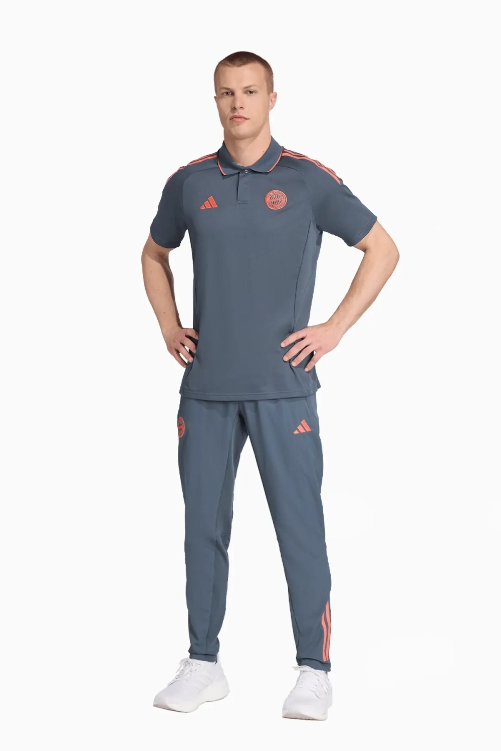 Футболка adidas FC Bayern 25/26 Polo - серый