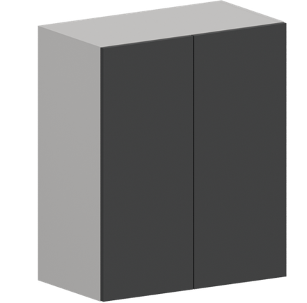 Кухня Модуль ШВ 600 Белый / Графит Софт