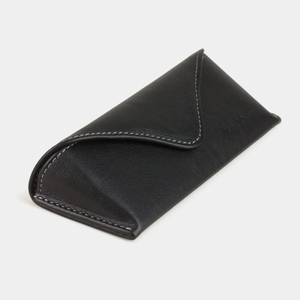 Футляр для очков Vision из кожи теленка, черного цвета