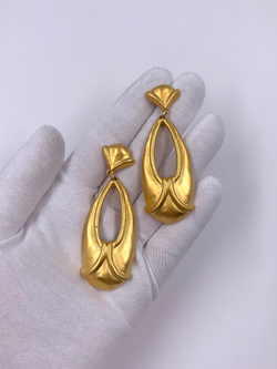 Крупные серьги с подвесками Anne Klein