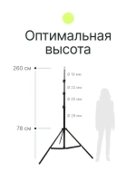 Стойка Raylab LS002 2,6м с пружинной амортизацией
