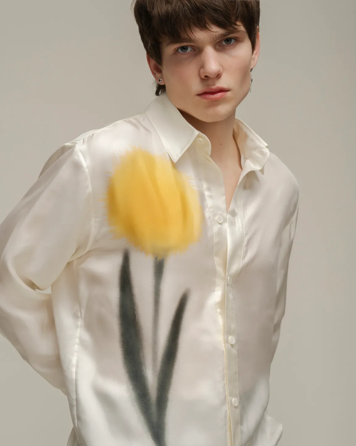 Шелковая рубашка 